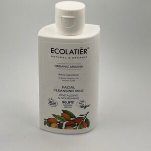 Ecolatier Organic Argan Facial Cleansing Milk Revitalizing Nourishing‎ 8.45 oz